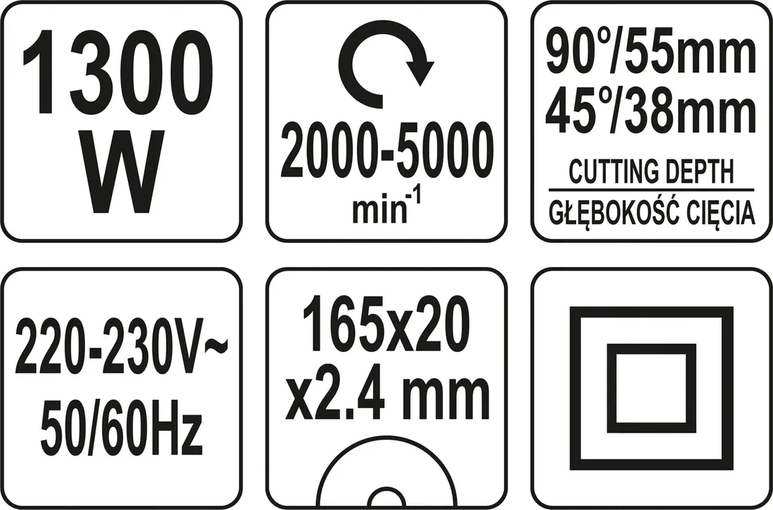 zaglebiarka-1300w-165mm
