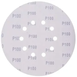 papier-krazek-rzep-bialy-white-225mm-p100-10-otworow-25-sztuk
