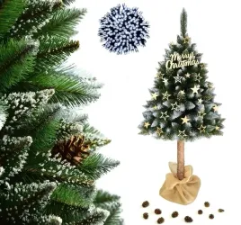 choinka-sosna-diamnetowa-vip-180cm-na-naturalnym-pniu-lampiki-led-gratis