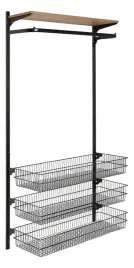 garderoba-black-jednomodulowa-sklep-butik-garderoba-100x200-czarna