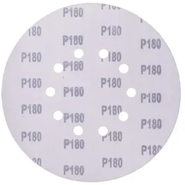 papier-krazek-rzep-bialy-white-225mm-p180-10-otworow-25-sztuk