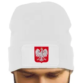 czapka-bawelniana-zimowa-biala-na-marsz-bieg-niepodleglosci-11-listopada