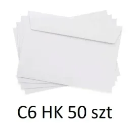 koperty-papierowe-biale-c6-50szt-samoklejace-hk
