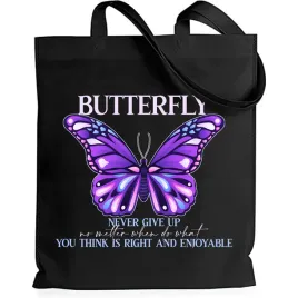 eko-torba-czarna-shopper-na-prezent-never-give-up-motywacyjne-wzory