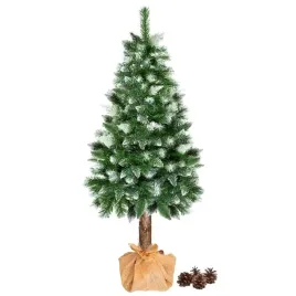 choinka-sztuczna-160-cm-na-pniu-piekna-sosna-diamentowa-gesta-osniezona