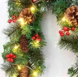 girlanda-swiateczna-choinkowa-gesta-sztuczna-led-szyszki-jarzebina-26m