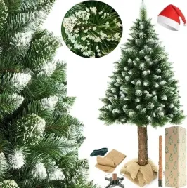 choinka-sztuczna-na-pniu-sosna-diamentowa-220-cm-czapka-mikolaja-gratis
