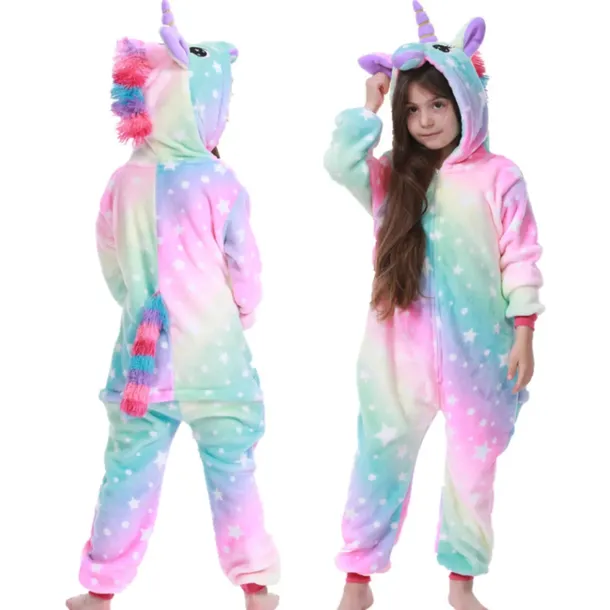 ONESIE DLA DZIECI PIŻAMA KIGURUMI KOSTIUM PRZEBRANIE JEDNOROŻEC 125-135CM