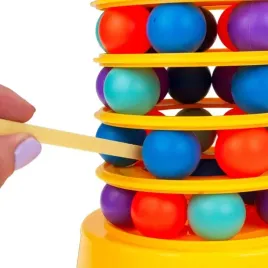 chwiejaca-wieza-z-kulkami-zjezdzalnia-gra-zrecznosciowa-pileczki-myszka-ser