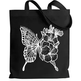 eko-torba-czarna-shopper-na-prezent-butterflies-motywacyjne-wzory
