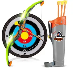 swiecacy-luk-led-z-tarcza-i-stzralami-zestaw-strzelecki-luk-tarcza-strzly