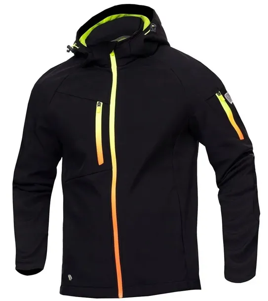 Męska Kurtka Softshell z Kapturem Membrana Czarna H6697 ARDON CREATRON 4XL