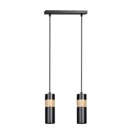 lampa-wiszaca-akari-2-black-skandynawska-tuby-drewno-czarna