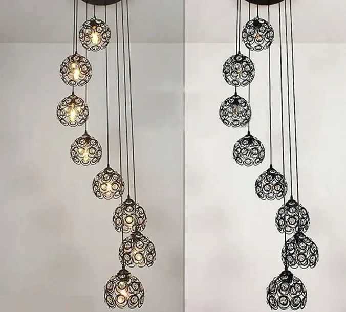 lampa-wiszaca-antresola-czarna-azurowa-kule-12-kloszy-200cm-darmat-light-dlugosc-wysokosc-200-cm