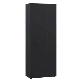 wysoka-szafka-szafa-na-buty-czarna-regal-zamykany-czarny-z-polkami-70-cm