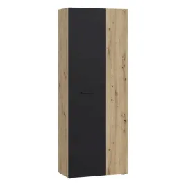 wysoka-szafa-do-przedpokoju-z-polkami-70-cm-waska-szafka-na-buty-dab-czarna