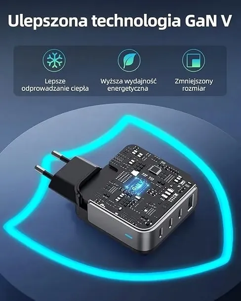 ladowarka-rocoren-100w-gan-fast-chareger-3xusb-c-usb-a-pd-qc-marka-rocoren