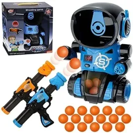 strzelanie-do-celu-robot-2x-pistolet-na-kulki-licznik-gra-zrecznosciowa