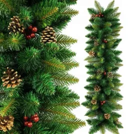 girlanda-choinkowa-girlanda-swiateczna-szyszki-jarzebina-100cm