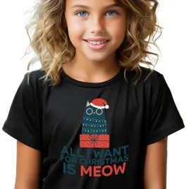 koszulka-dziecieca-czarna-prezent-swiateczny-all-i-want-is-meow-rozm-134-wz