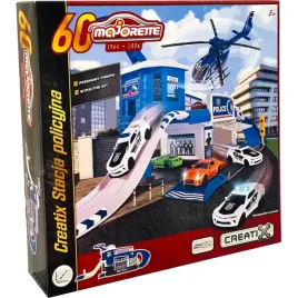 majorette-creatix-stacja-policyjna-60-lecie-1964-2024-garaz-samochodowy