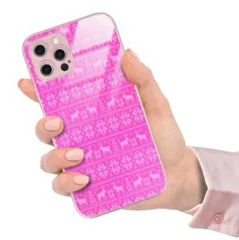 etui-do-iphone-12-pro-obudowa-glass-rozowy-swiateczne-zima-christmas-wzory