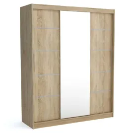szafa-rio-180-cm-trzydrzwiowa-z-lustrem-dab-sonoma-pojemna-na-ubrania