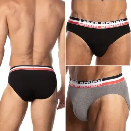 slipy-meskie-lama-1051sd-bawelniane-majtki-dopasowane-2-pary-xl