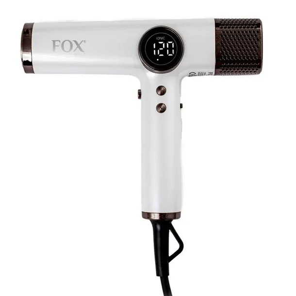 FOX Pearl Suszarka do włosów z Jonizacją i dyfuzorem 1800W Wyświetlacz