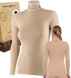 welniana-damska-bluzka-golf-brubeck-comfort-merino-xl