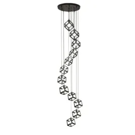 lampa-wiszaca-antresola-czarna-szesciany-12-kloszy-200cm-darmat-light