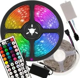 tasma-led-5050-rgb-bialy-wodoodporna-5m-pilot