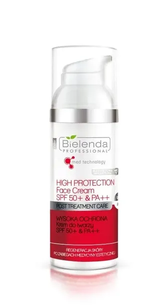 Bielenda Professional Krem wysoka ochrona UV do twarzy SPF 50 50 ml