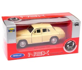 warszawa-224-legendy-prl-1-34-welly-kremowy
