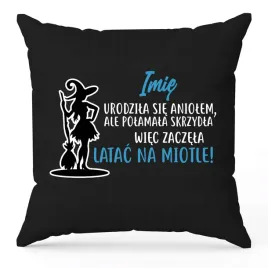 poduszka-czarna-ozdobna-40cmx40cm-latam-na-miotle-imie-dla-kolezanki-wz