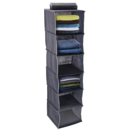 wiszacy-organizer-do-szafy-tekstylny-polka-wiszaca-6-przegrodek-120x30x30cm
