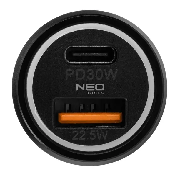 ladowarka-samochodowa-usb-szybka-usb-c-led-neo-gd036-stan-opakowania-oryginalne