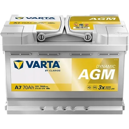 Akumulator Varta AGM A7/E39 12V 70Ah 760A świeża produkcja 2026 rok