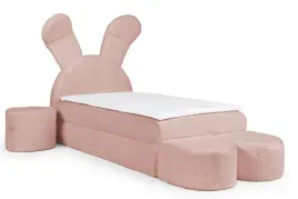 lozko-kontynentalne-pufy-stolik-roz-pojedyncze-100x200-cm-krolik-premium