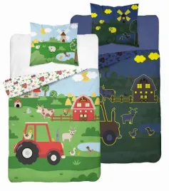 posciel-swiecaca-w-ciemnosci-160x200-traktorek-czerwony-farma