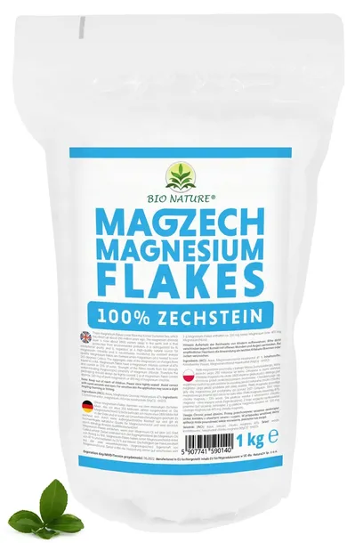Płatki magnezowe MAGZECH 10kg 100% czystego magnezu z Morza Cechsztyńskiego