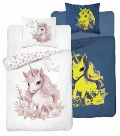 posciel-swiecaca-w-ciemnosci-140x200-jednorozec-w-kwiatach-unicorn