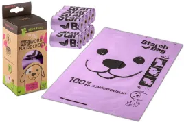 worki-na-odchody-dla-psa-biodegradowalne-starchbag-bioworki-8x15szt-liliowe