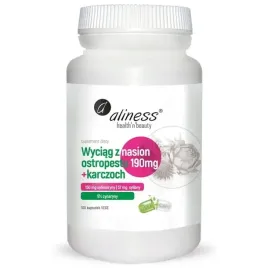 aliness-wyciag-z-nasion-ostropestu-190mg-karczoch-100-kaps