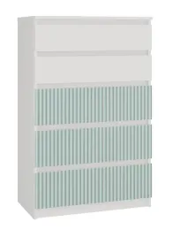 komoda-m5-bialy-front-mietowy-zielony-arteso-malwa-szafka-5-szuflad