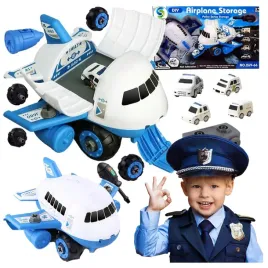 klocki-konstrukcyjne-samolot-policja-auto-do-skrecania-rozkrecania-4-autka