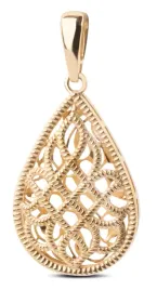 zlota-oryginalna-azurowa-zawieszka-z-diamentowaniem-kropelka-14kt-585