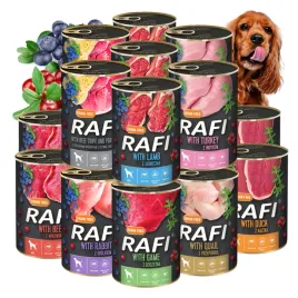 rafi-bez-zboz-mokra-karma-puszki-dolina-noteci-mix-smakow-dla-psa-16x400g