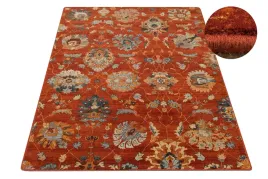 dywan-welniany-dywilan-superior-latica-rubin-ornament-kwiaty-170x235-cm