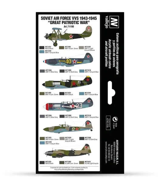 vallejo-71198-zestaw-model-air-war-soviet-force-marka-vallejo